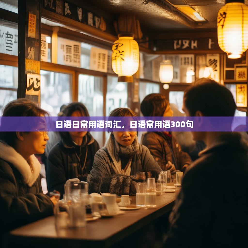 日语日常用语词汇，日语常用语300句