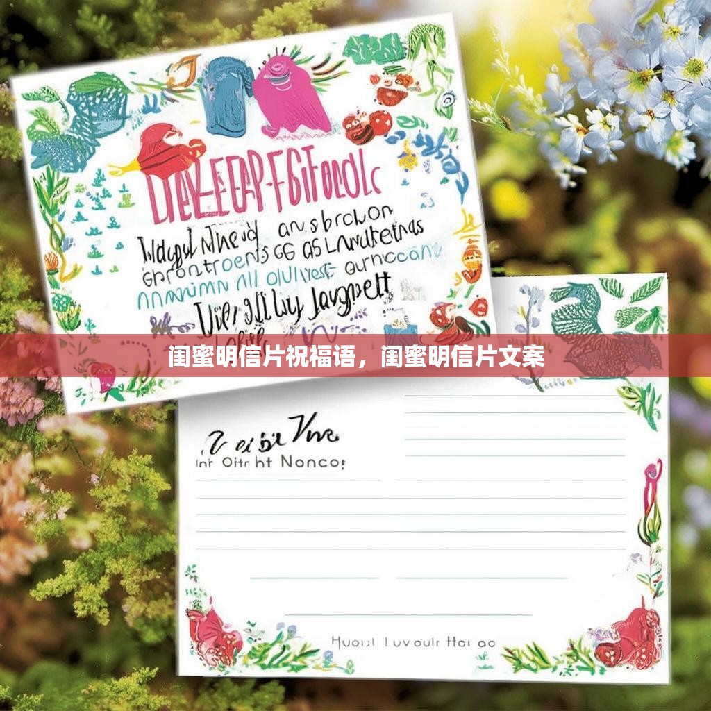 闺蜜明信片祝福语，闺蜜明信片文案
