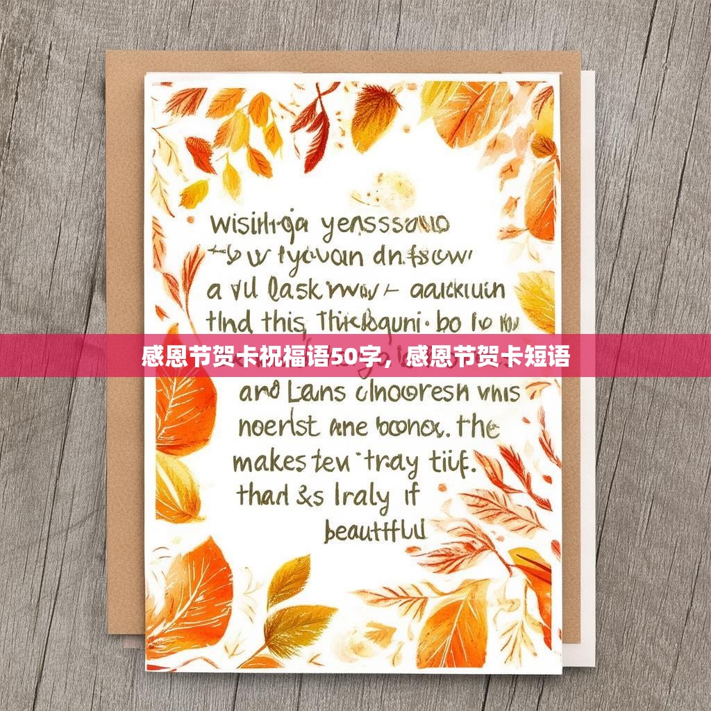 感恩节贺卡祝福语50字，感恩节贺卡短语