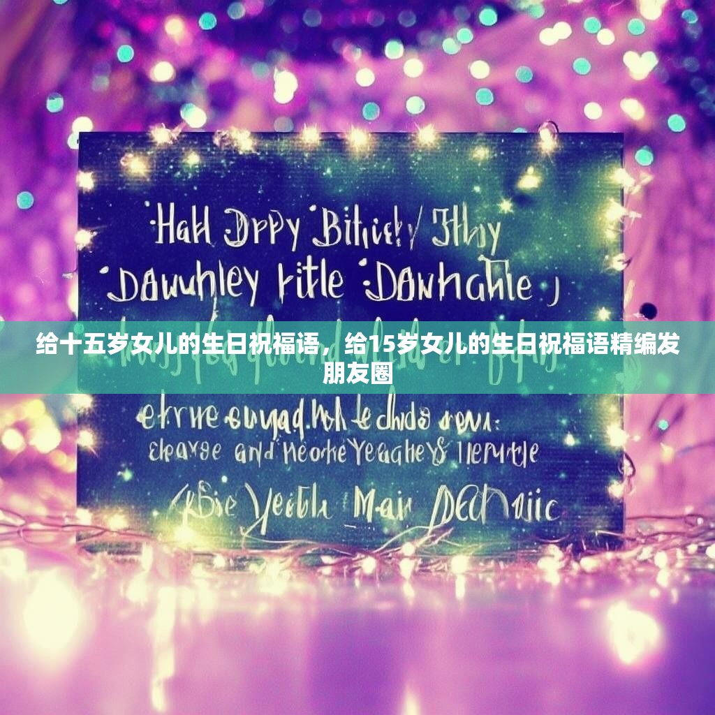 给十五岁女儿的生日祝福语，给15岁女儿的生日祝福语精编发朋友圈