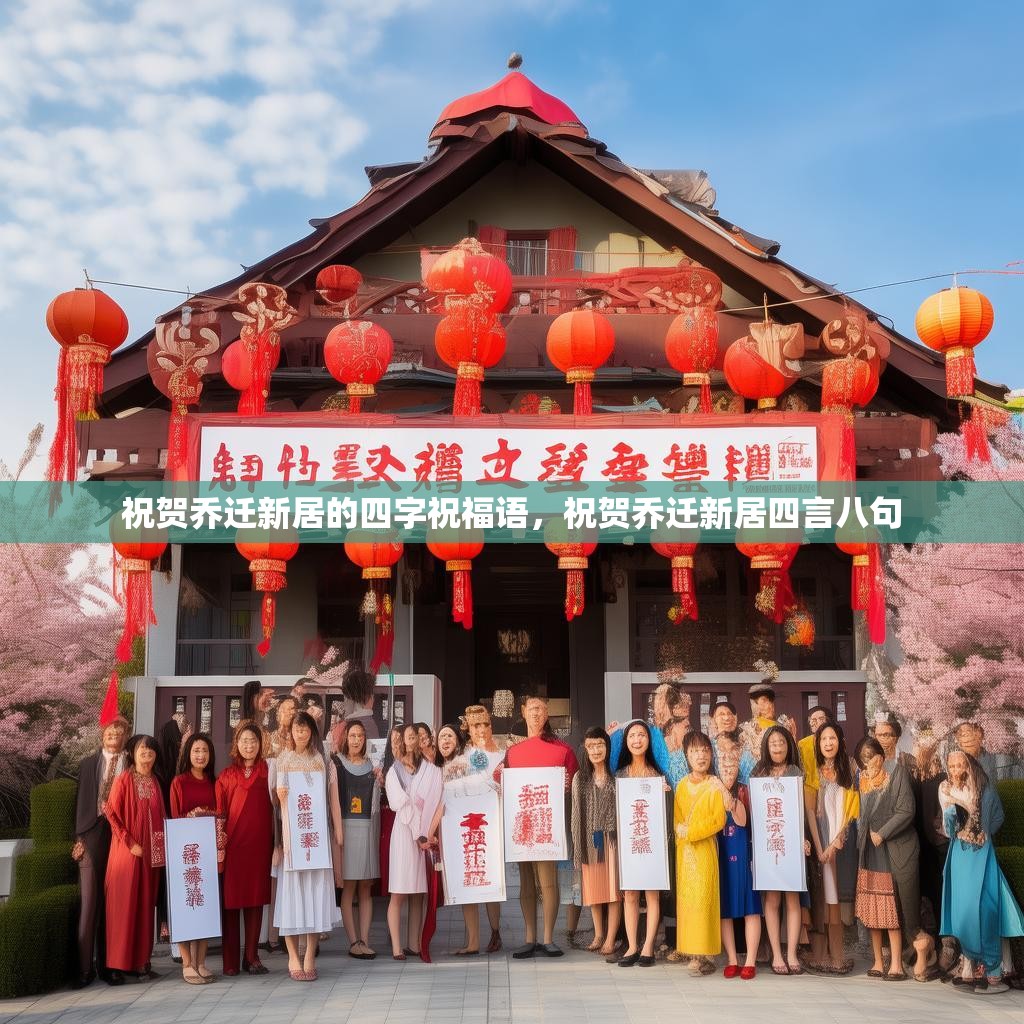 祝贺乔迁新居的四字祝福语，祝贺乔迁新居四言八句
