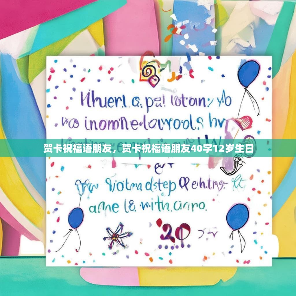 贺卡祝福语朋友，贺卡祝福语朋友40字12岁生日
