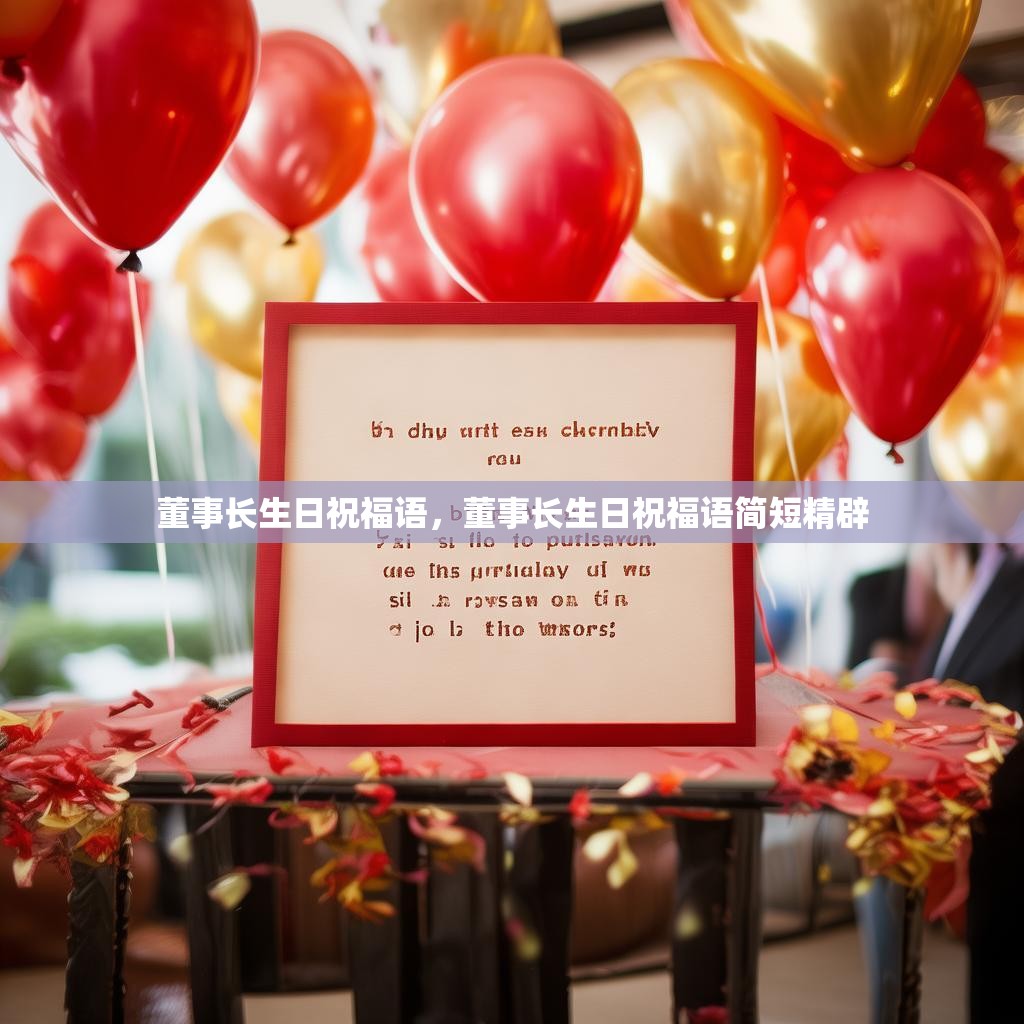 董事长生日祝福语，董事长生日祝福语简短精辟