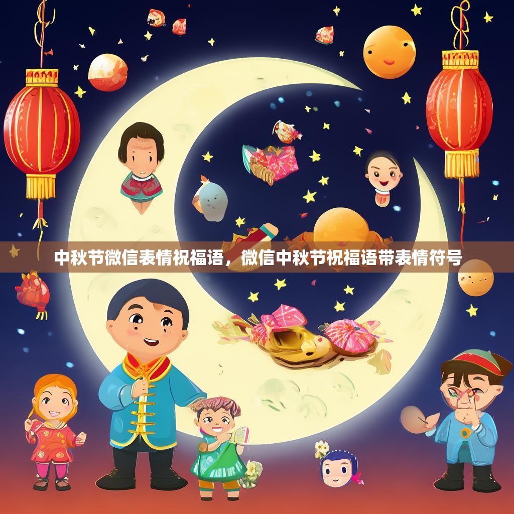 中秋节微信表情祝福语，微信中秋节祝福语带表情符号