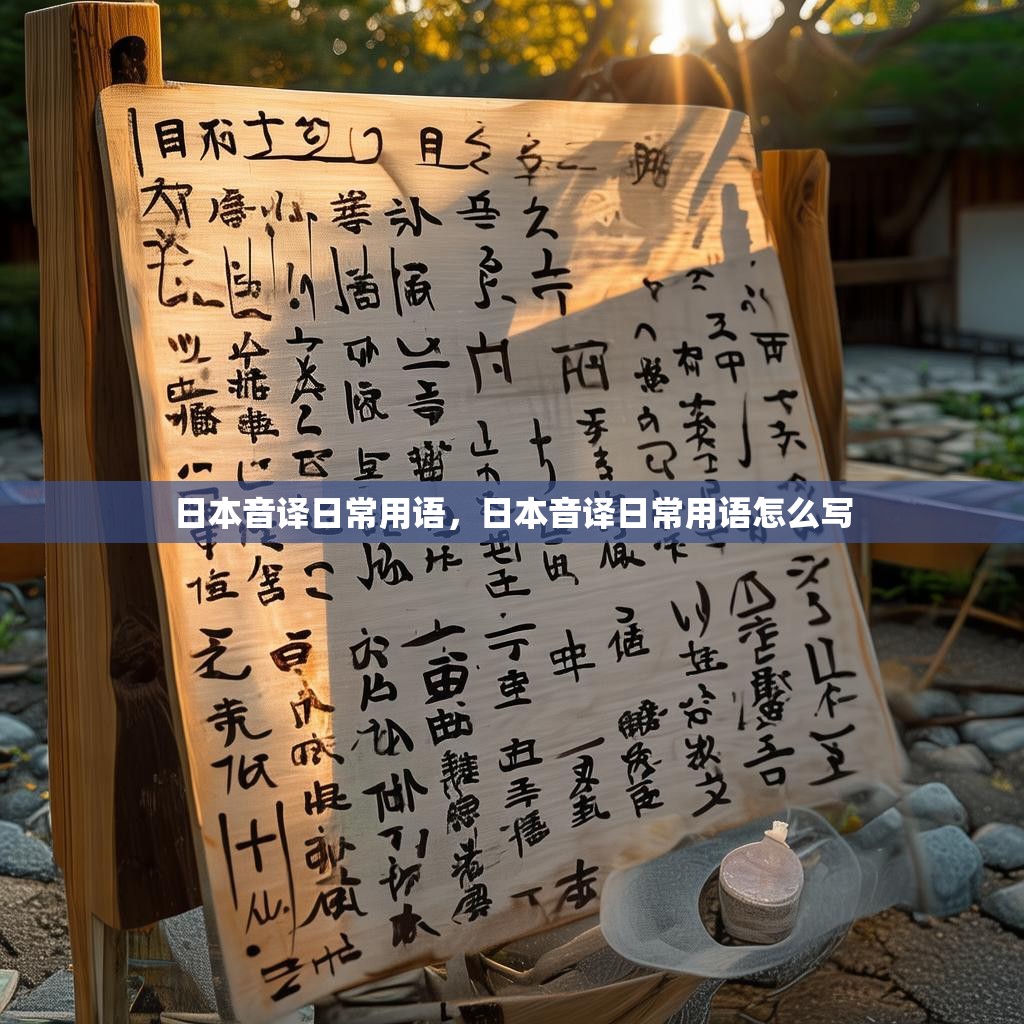 日本音译日常用语，日本音译日常用语怎么写