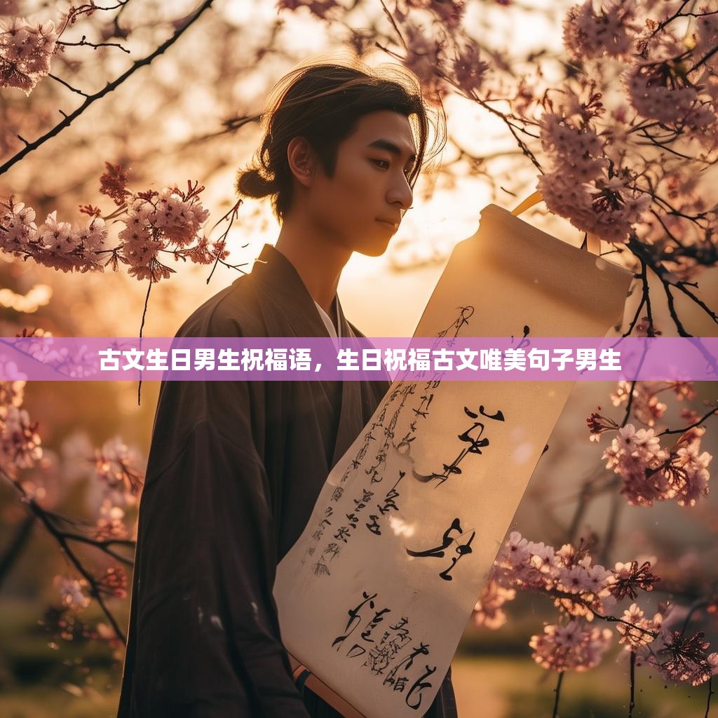 古文生日男生祝福语，生日祝福古文唯美句子男生