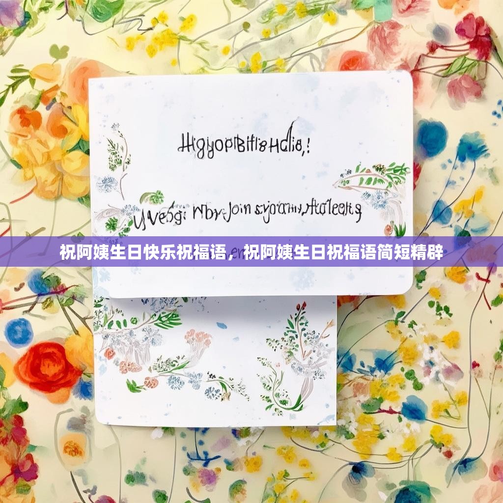 祝阿姨生日快乐祝福语，祝阿姨生日祝福语简短精辟