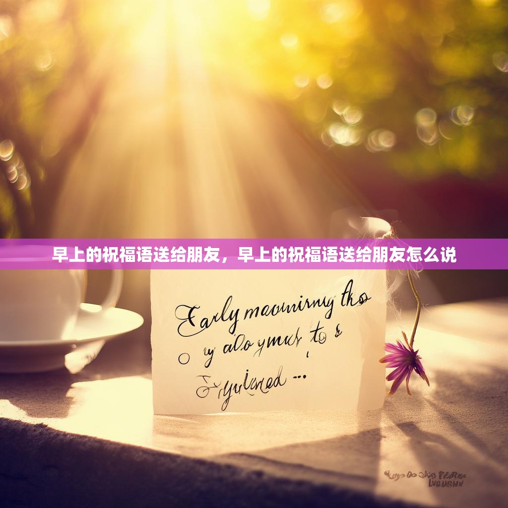 早上的祝福语送给朋友，早上的祝福语送给朋友怎么说