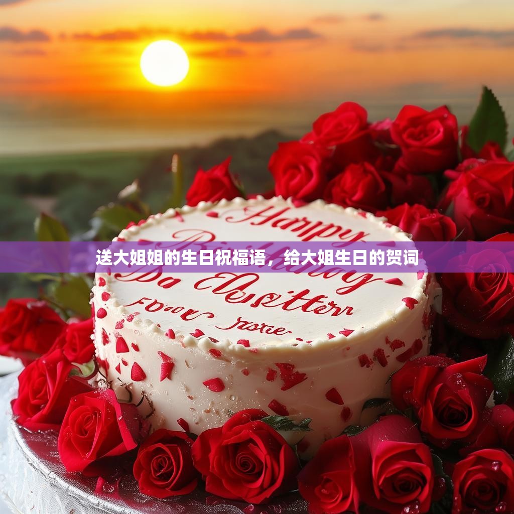 送大姐姐的生日祝福语，给大姐生日的贺词