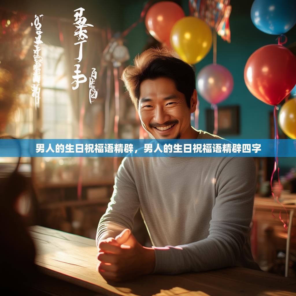 男人的生日祝福语精辟，男人的生日祝福语精辟四字