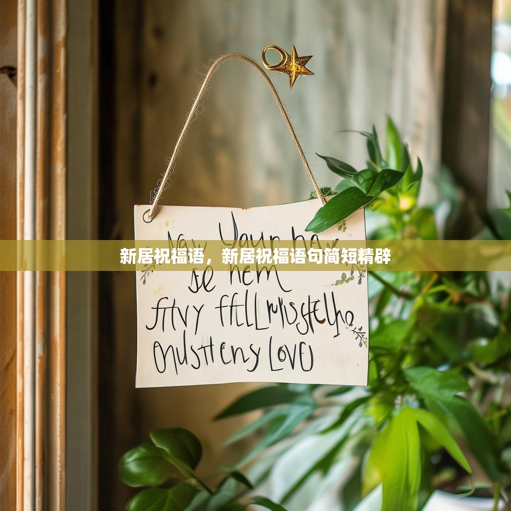 新居祝福语，新居祝福语句简短精辟