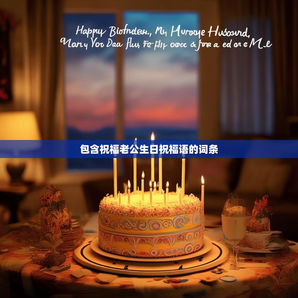 包含祝福老公生日祝福语的词条