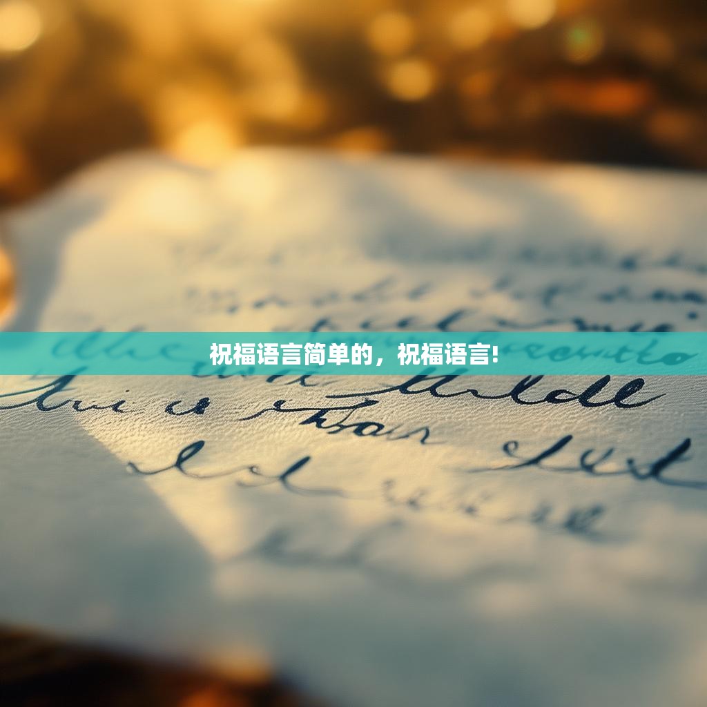 祝福语言简单的，祝福语言!