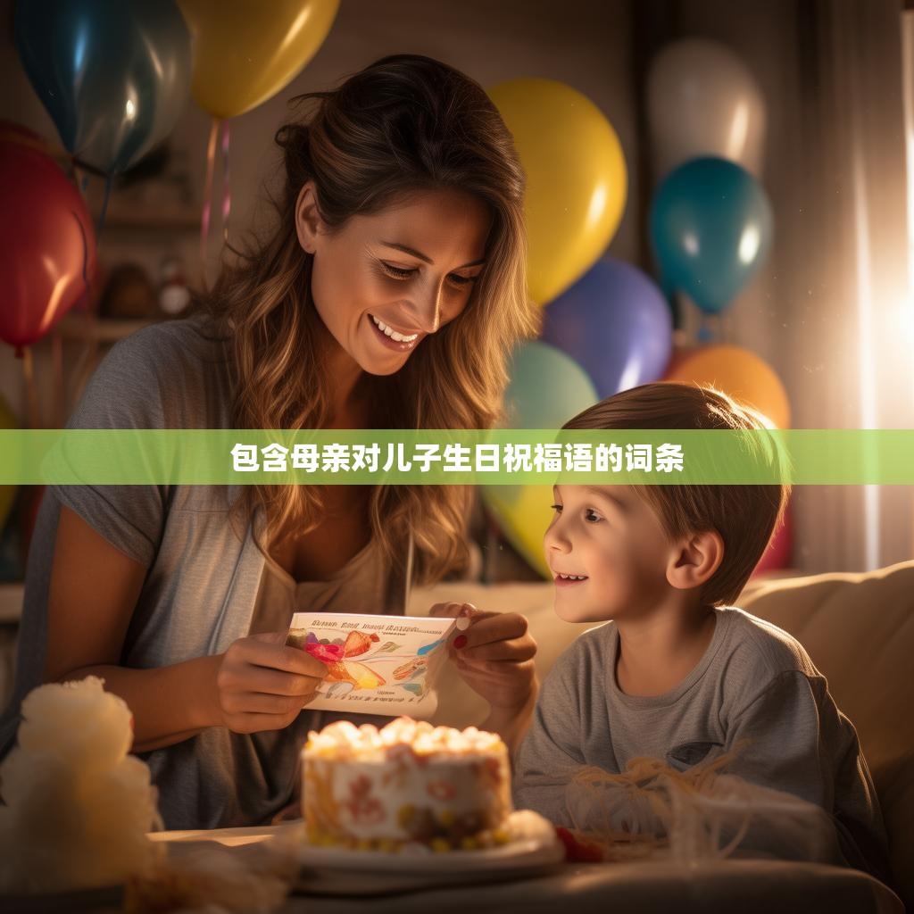 包含母亲对儿子生日祝福语的词条