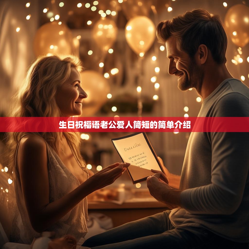 生日祝福语老公爱人简短的简单介绍