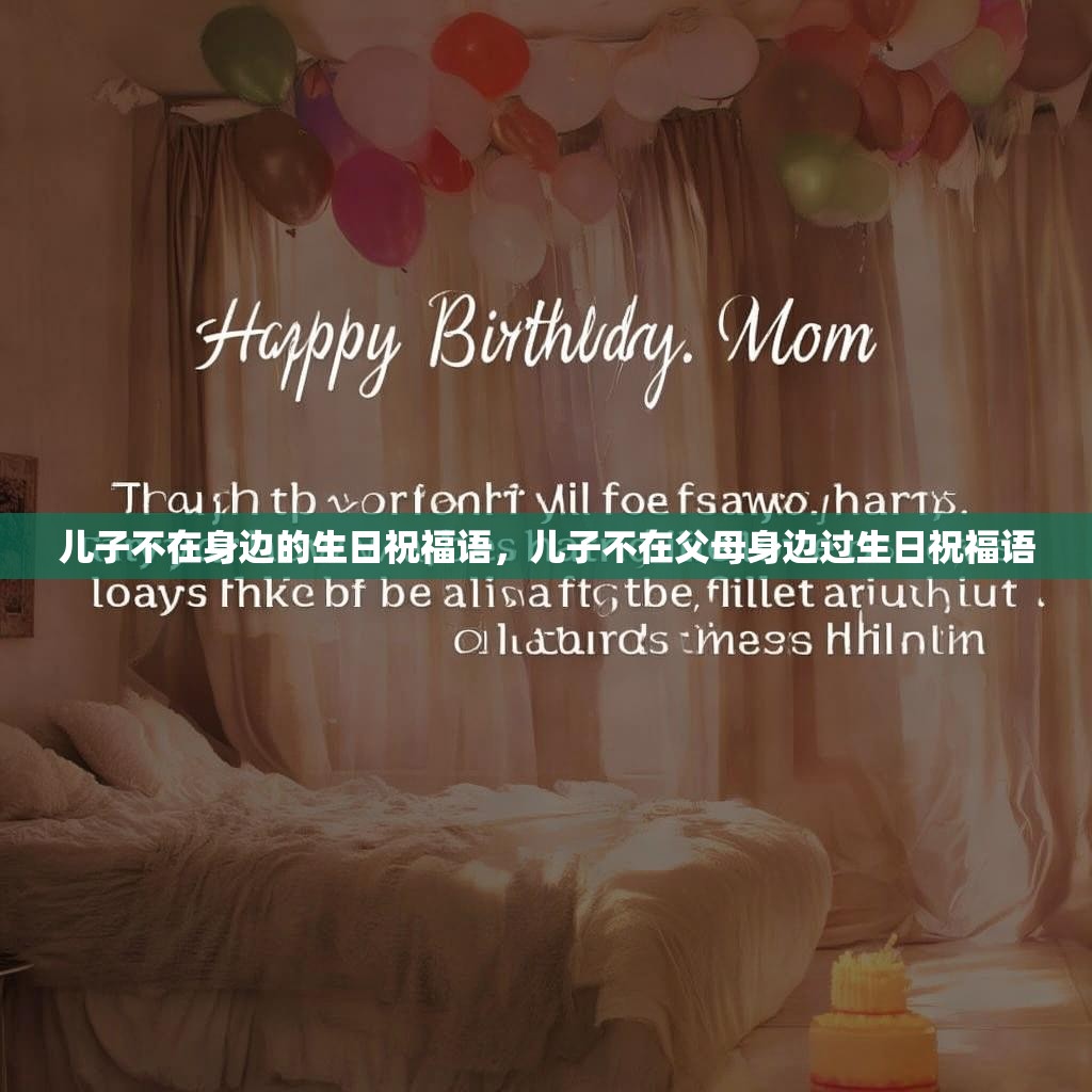 儿子不在身边的生日祝福语，儿子不在父母身边过生日祝福语