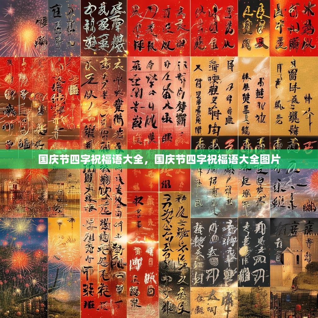 国庆节四字祝福语大全，国庆节四字祝福语大全图片