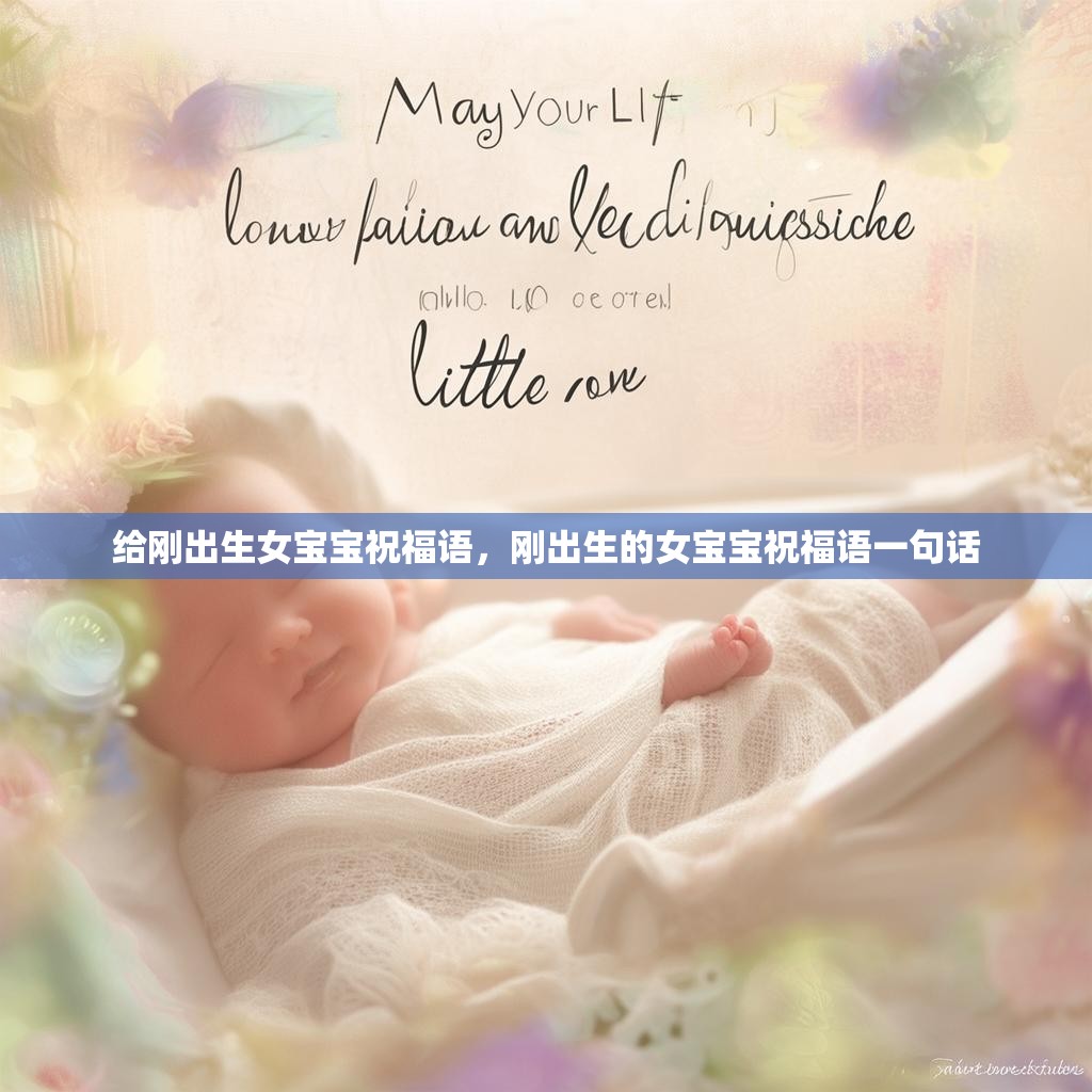 给刚出生女宝宝祝福语，刚出生的女宝宝祝福语一句话