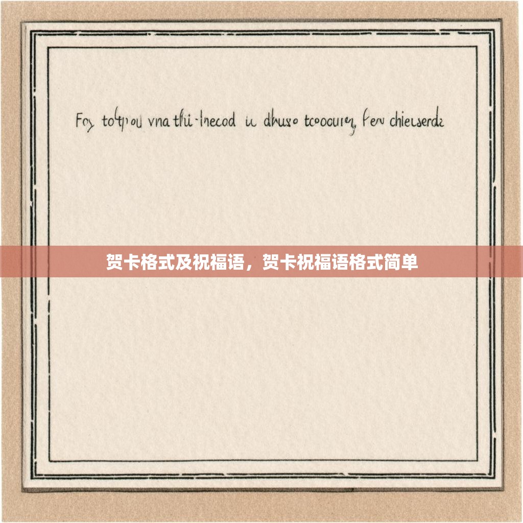 贺卡格式及祝福语，贺卡祝福语格式简单
