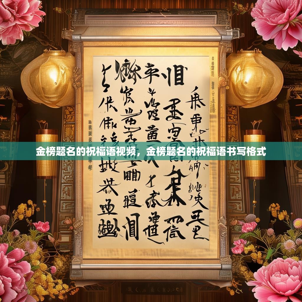 金榜题名的祝福语视频，金榜题名的祝福语书写格式