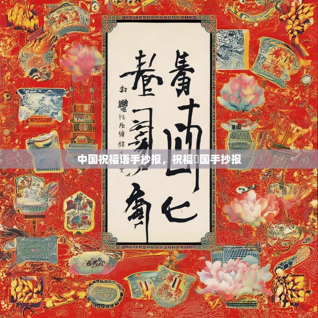 中国祝福语手抄报，祝福袓国手抄报