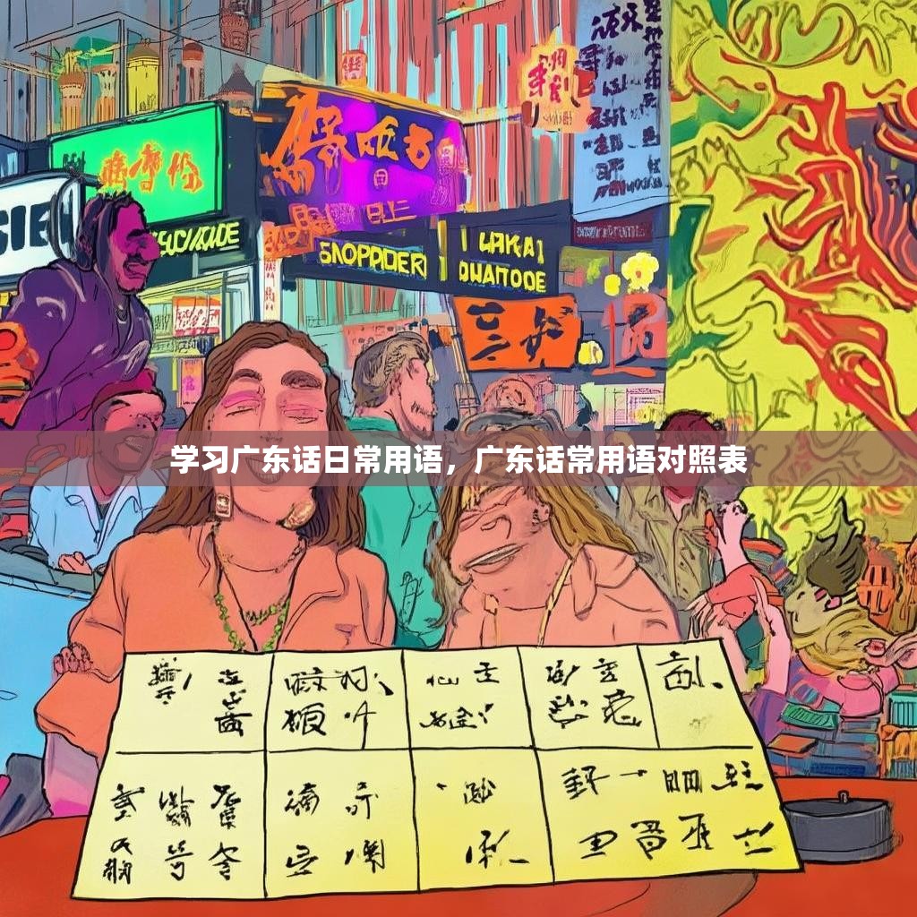 学习广东话日常用语，广东话常用语对照表