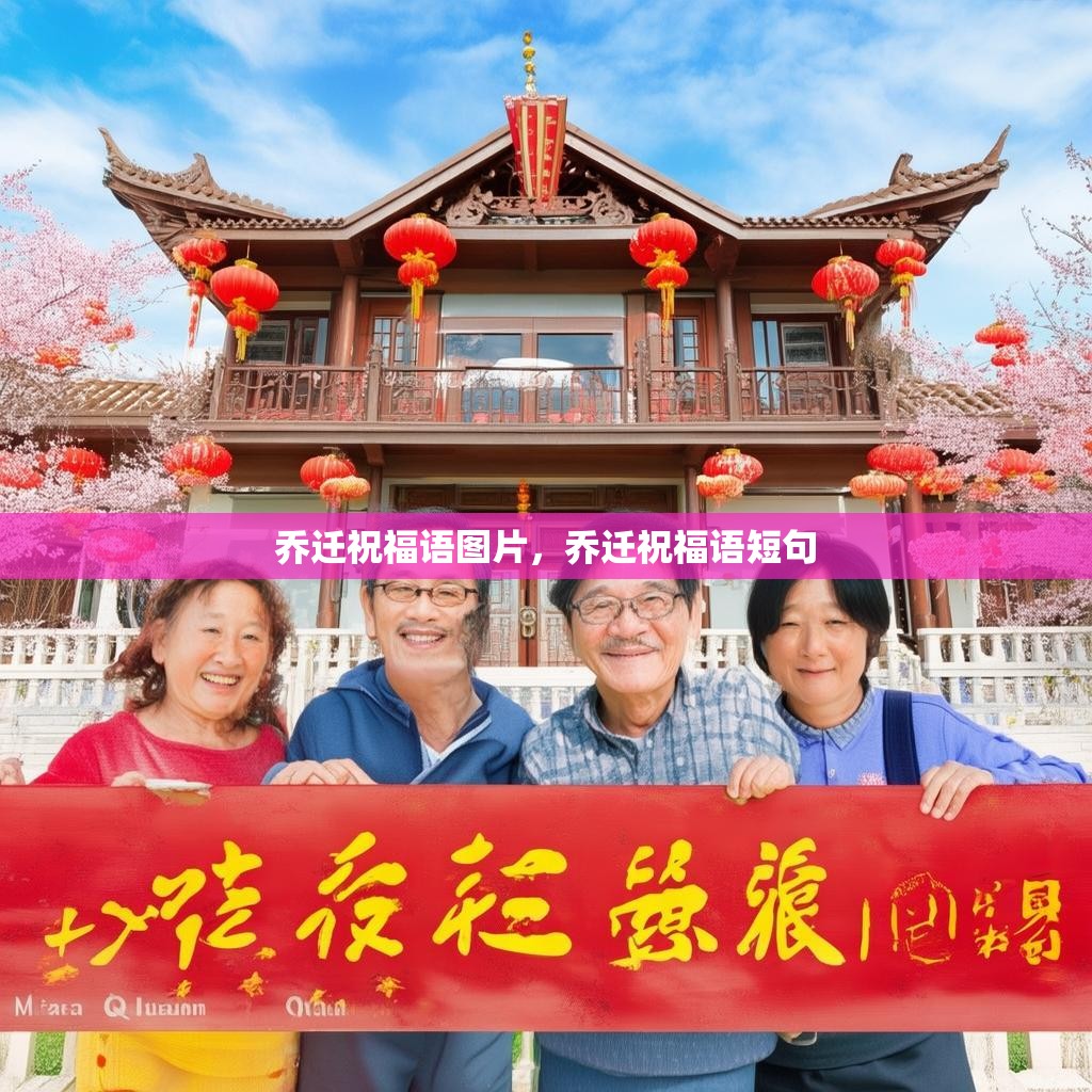 乔迁祝福语图片，乔迁祝福语短句