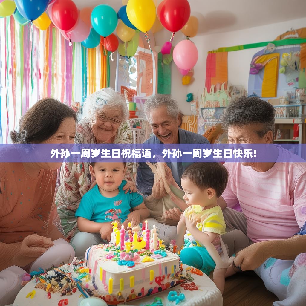 外孙一周岁生日祝福语，外孙一周岁生日快乐!