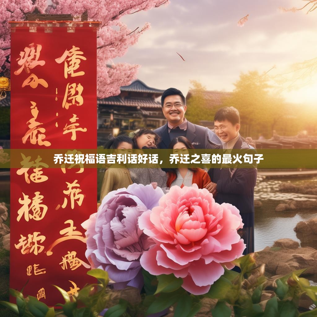 乔迁祝福语吉利话好话，乔迁之喜的最火句子