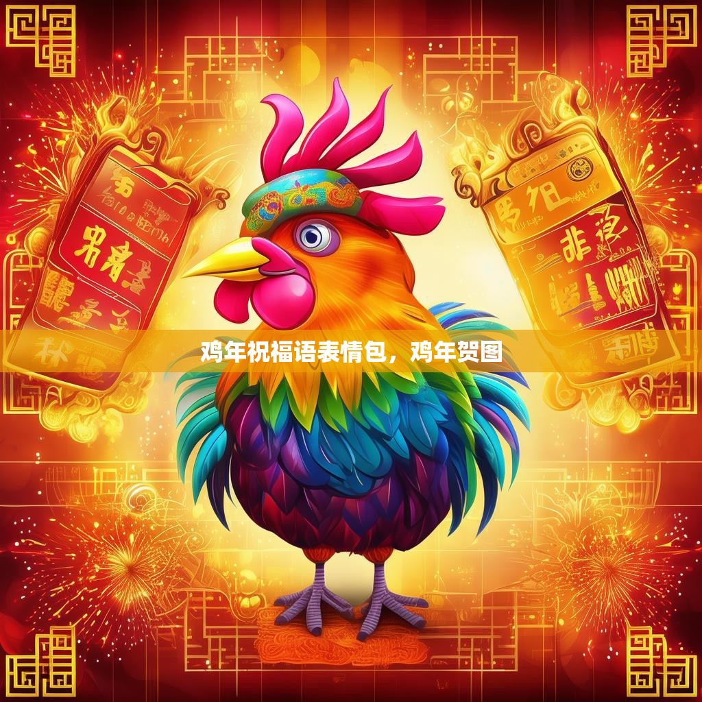 鸡年祝福语表情包，鸡年贺图