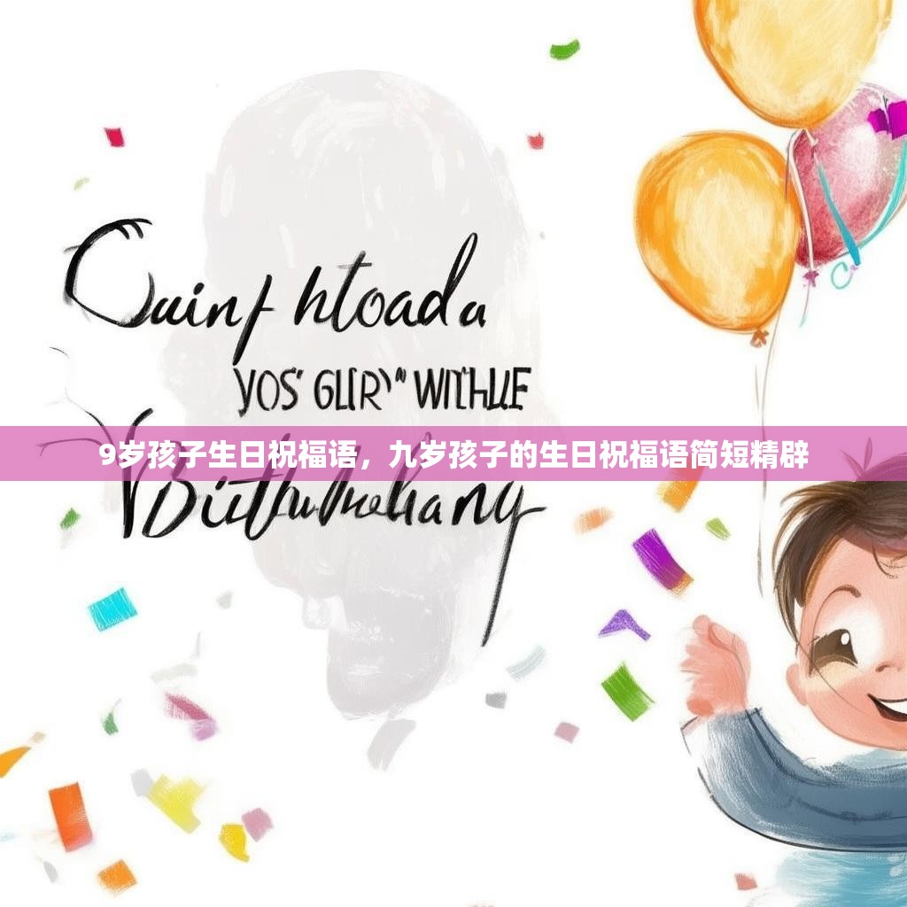 9岁孩子生日祝福语，九岁孩子的生日祝福语简短精辟