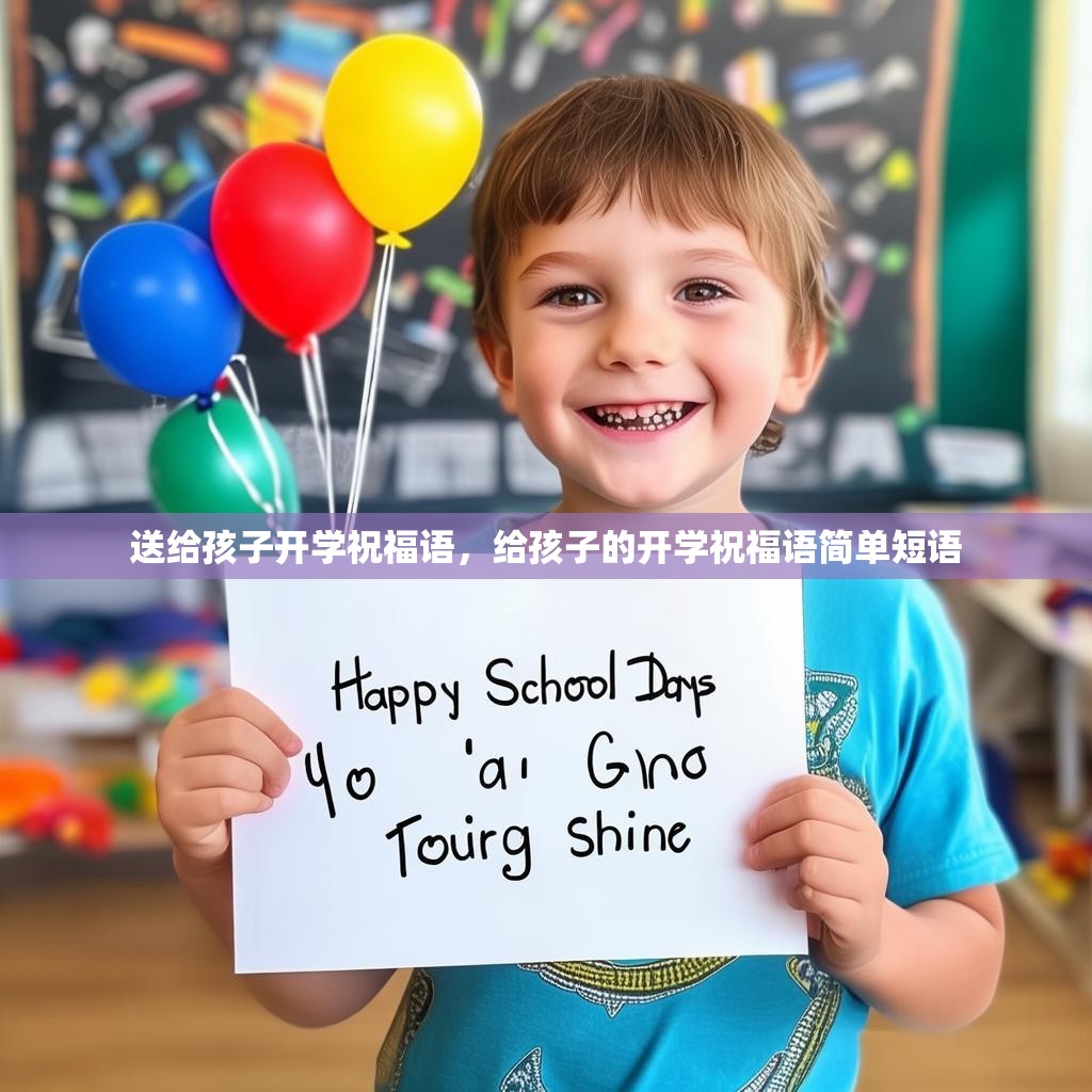 送给孩子开学祝福语，给孩子的开学祝福语简单短语