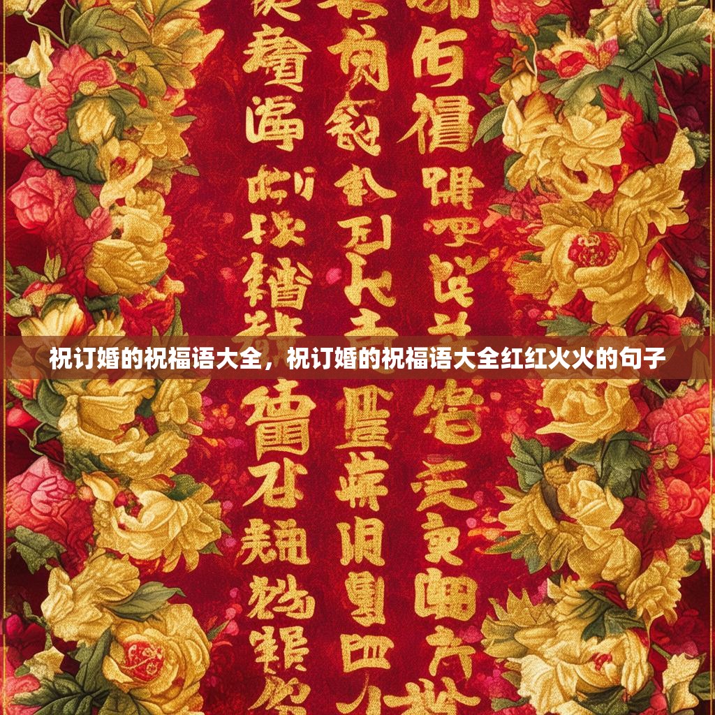 祝订婚的祝福语大全，祝订婚的祝福语大全红红火火的句子