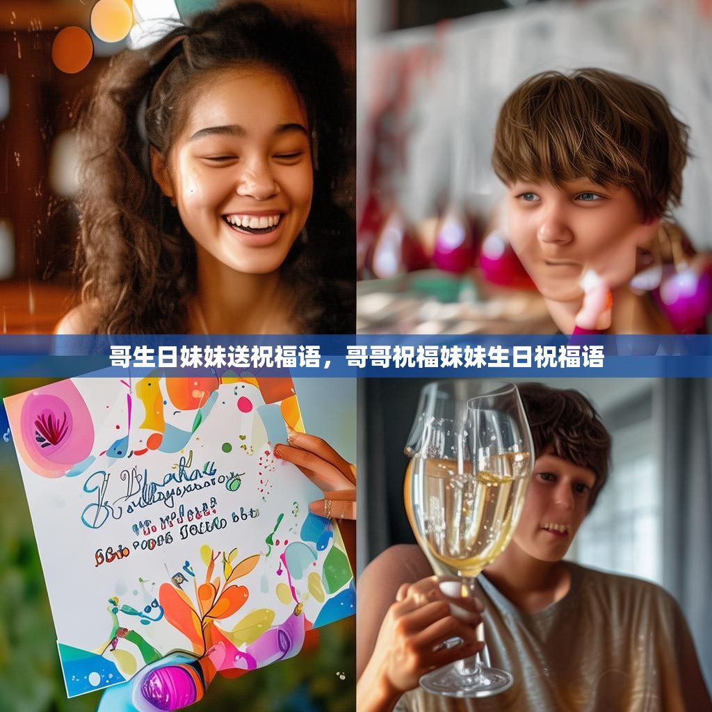 哥生日妹妹送祝福语，哥哥祝福妹妹生日祝福语