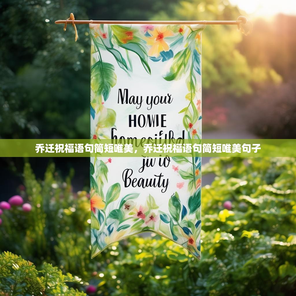 乔迁祝福语句简短唯美，乔迁祝福语句简短唯美句子