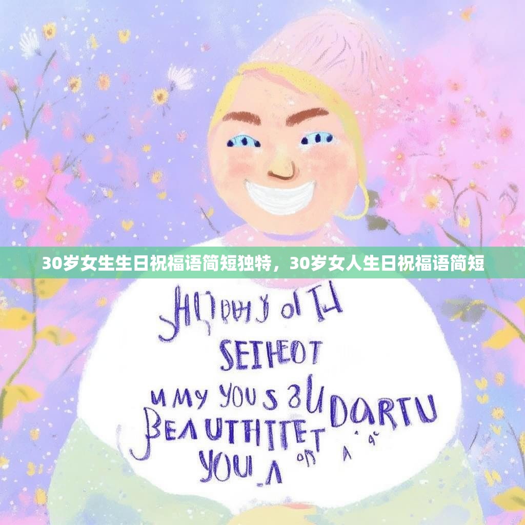 30岁女生生日祝福语简短独特,30岁女人生日祝福语简短