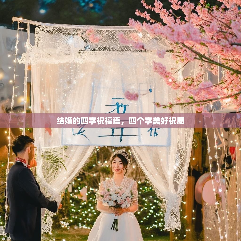结婚的四字祝福语,四个字美好祝愿