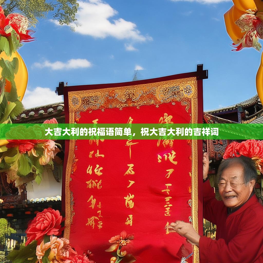 大吉大利的祝福语简单，祝大吉大利的吉祥词