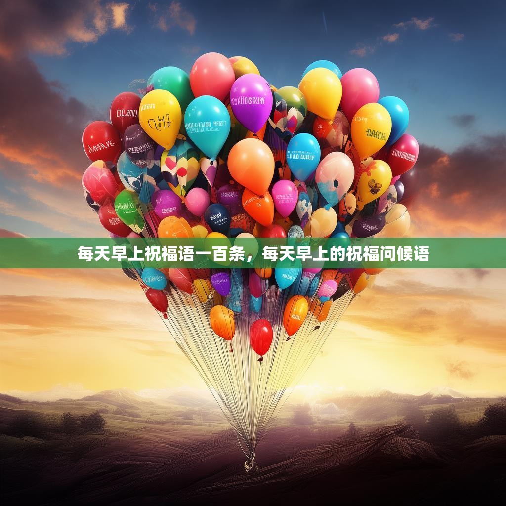 每天早上祝福语一百条,每天早上的祝福问候语
