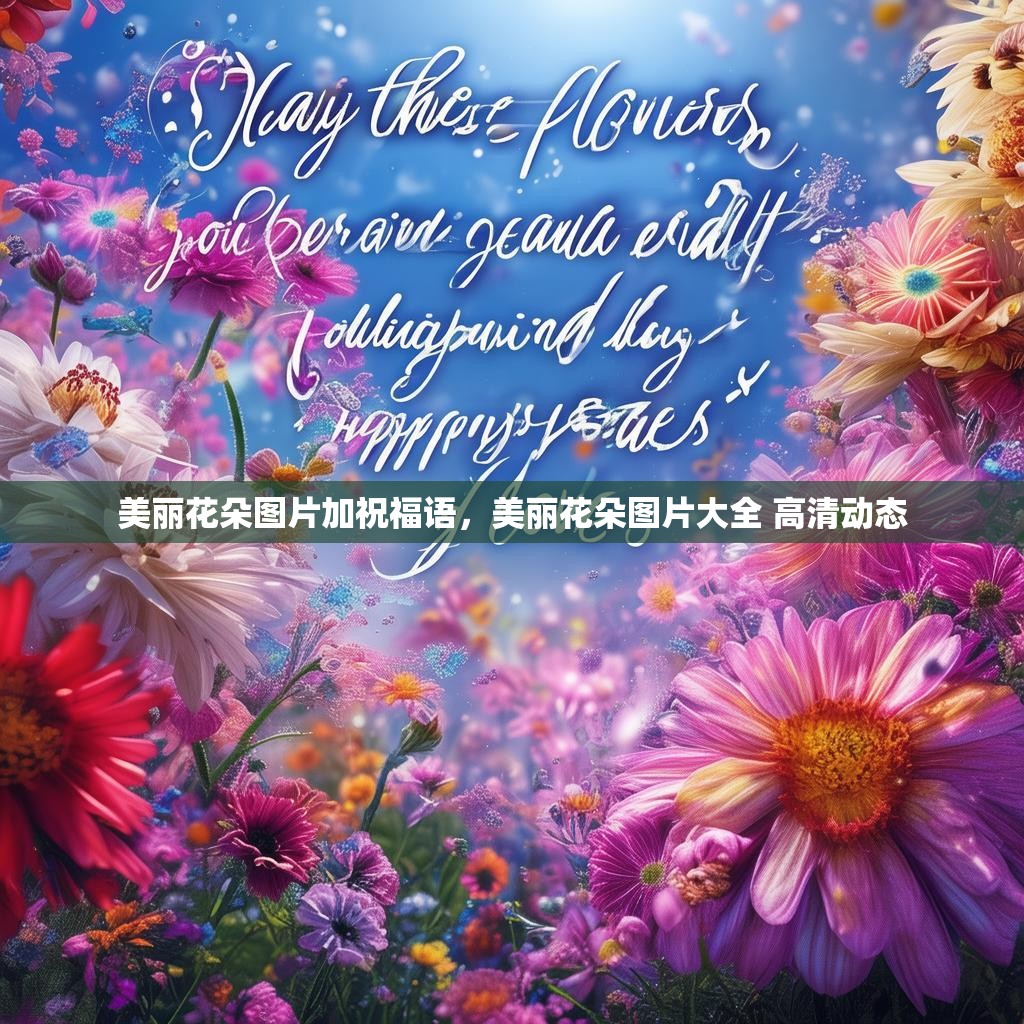 美丽花朵图片加祝福语,美丽花朵图片大全 高清动态