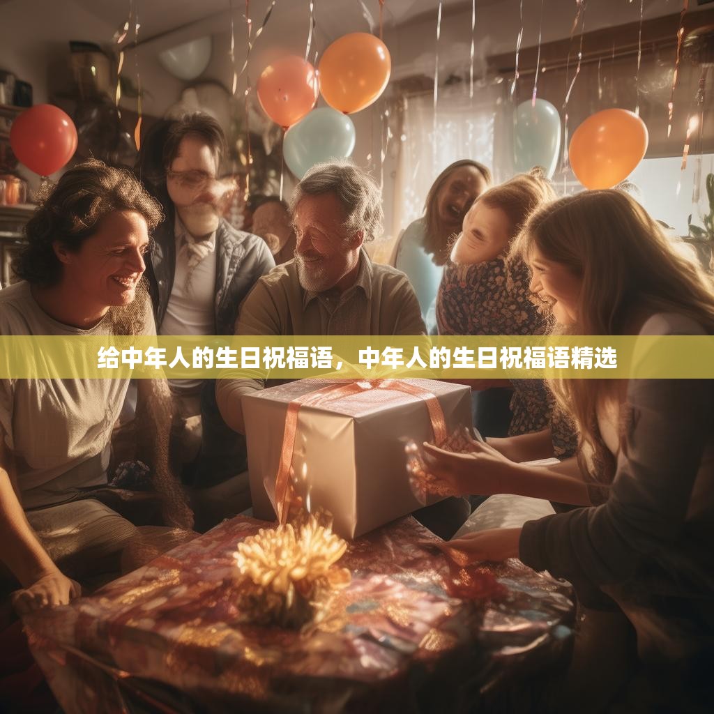 给中年人的生日祝福语,中年人的生日祝福语精选
