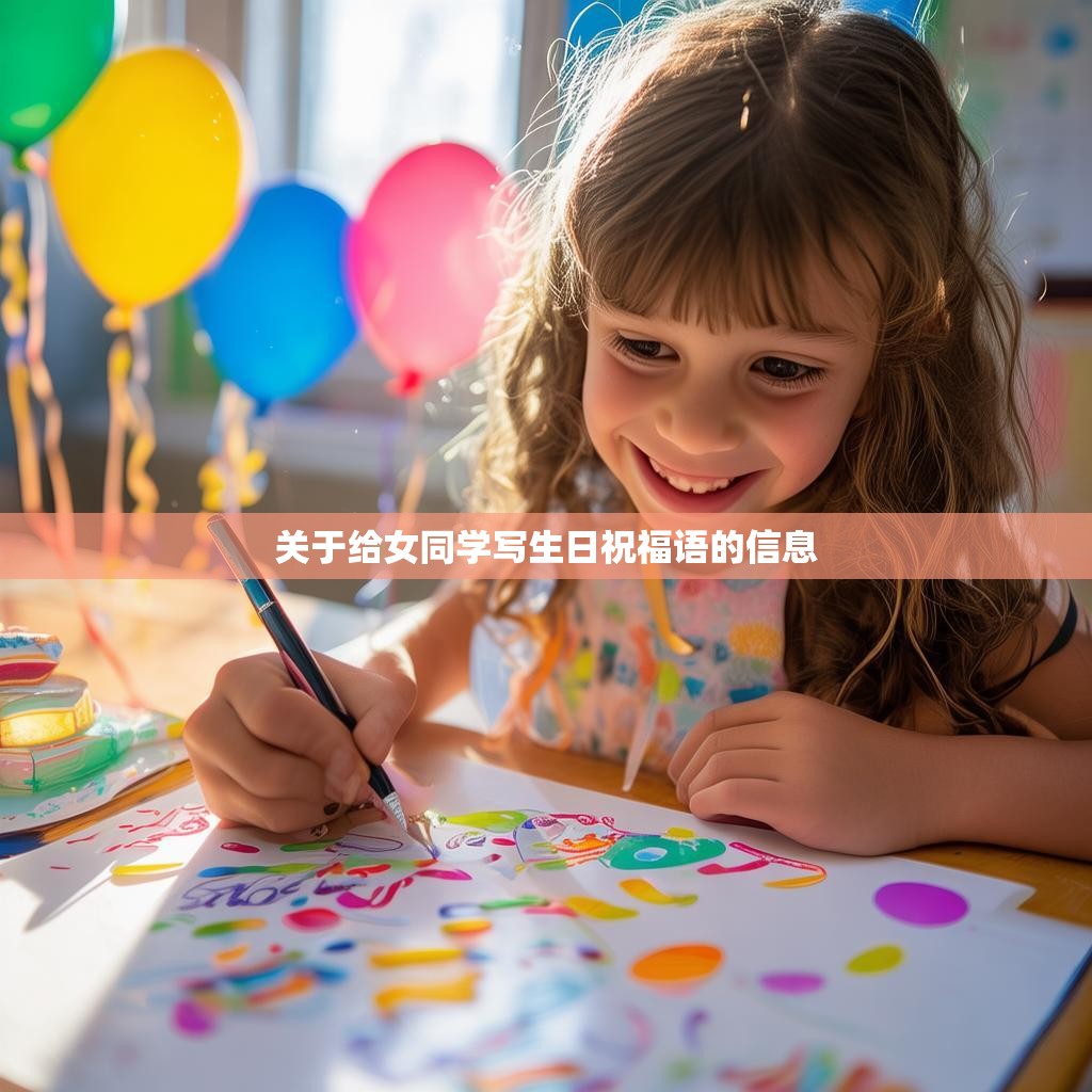 关于给女同学写生日祝福语的信息