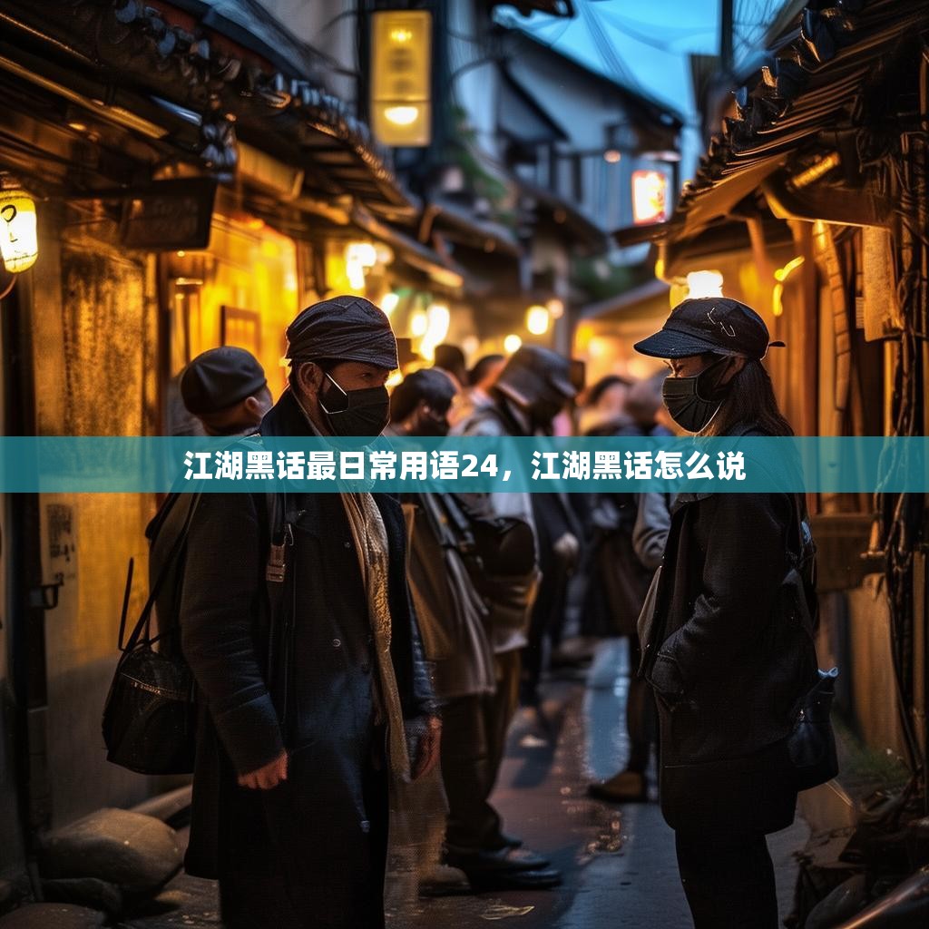 江湖黑话最日常用语24,江湖黑话怎么说