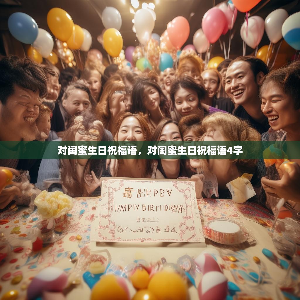 对闺蜜生日祝福语,对闺蜜生日祝福语4字