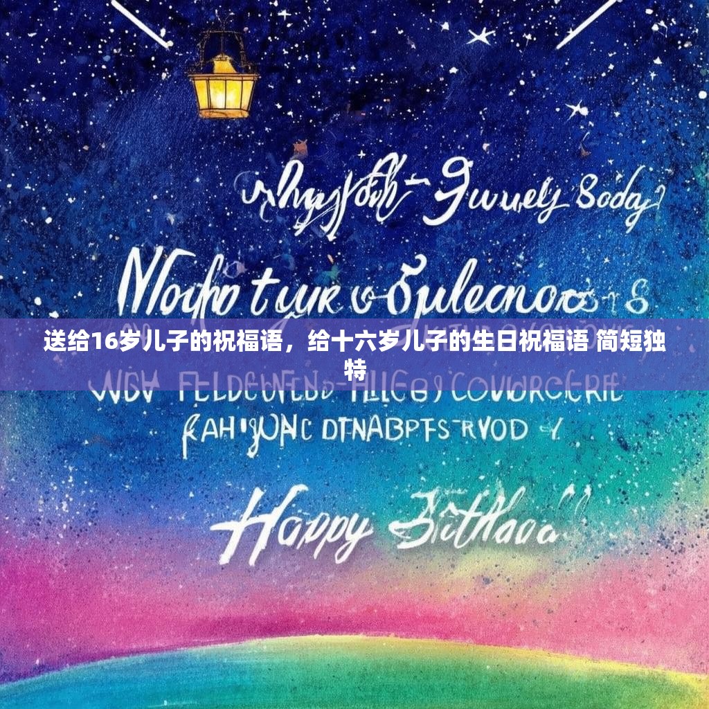 送给16岁儿子的祝福语,给十六岁儿子的生日祝福语 简短独特