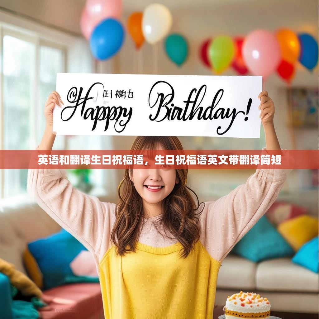 英语和翻译生日祝福语,生日祝福语英文带翻译简短