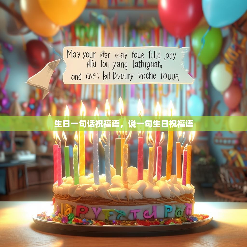 生日一句话祝福语,说一句生日祝福语