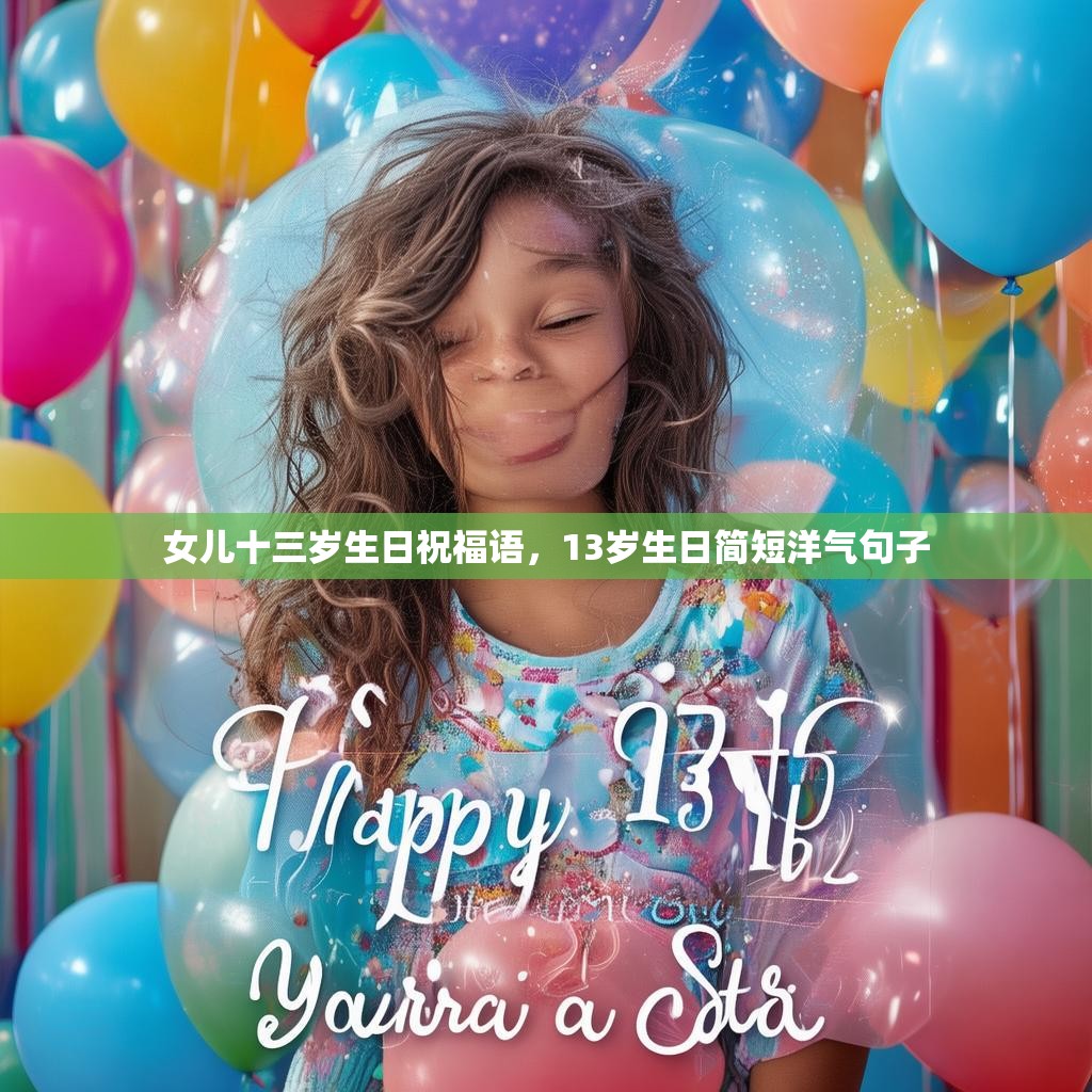 女儿十三岁生日祝福语,13岁生日简短洋气句子