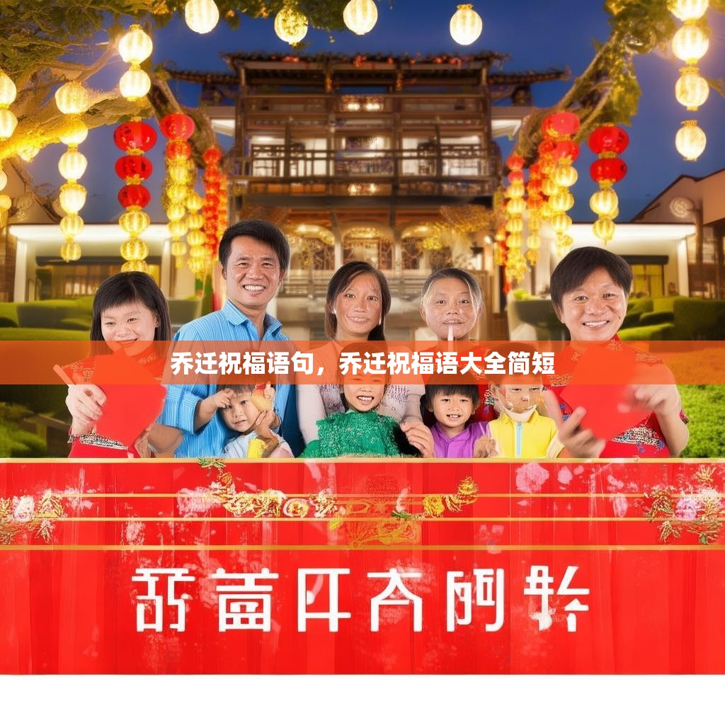 乔迁祝福语句，乔迁祝福语大全简短