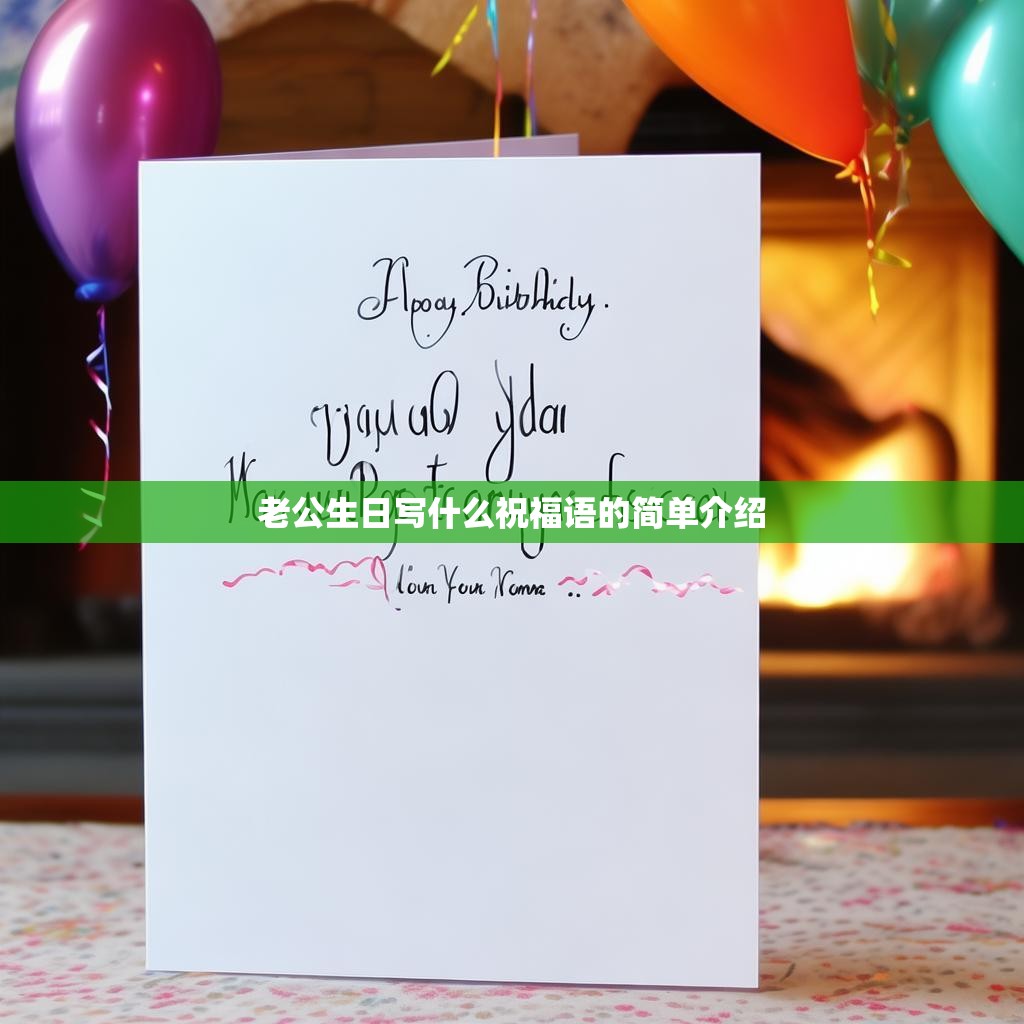 老公生日写什么祝福语的简单介绍